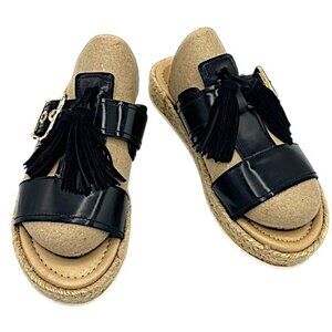 Kanna Tassel Espadrilles Sandals Size 7.5 (38)